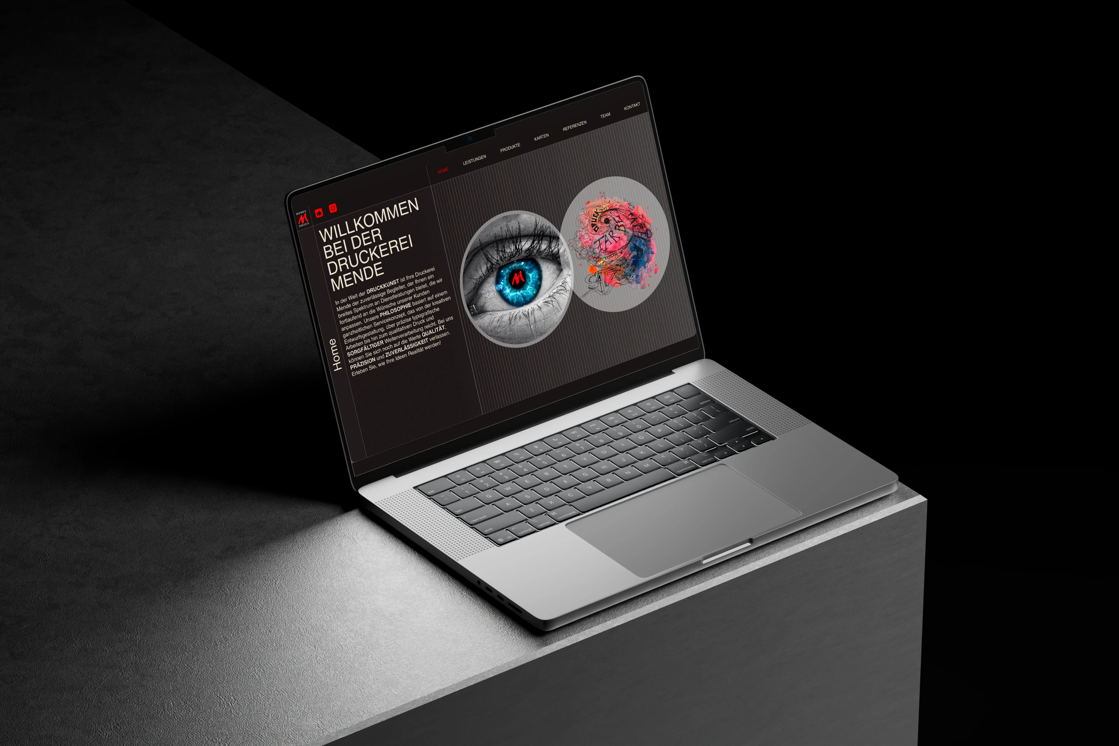 Mende Druck – Website Redesign